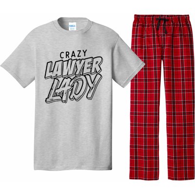 Crazy Lawyer Lady Pajama Set