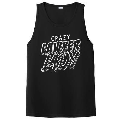 Crazy Lawyer Lady PosiCharge Competitor Tank