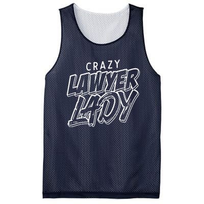 Crazy Lawyer Lady Mesh Reversible Basketball Jersey Tank