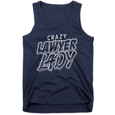 Crazy Lawyer Lady Tank Top