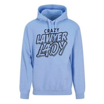 Crazy Lawyer Lady Unisex Surf Hoodie