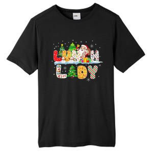 Cute Lunch Lady Funny Christmas Tree Santa Family Xmas Gifts Tall Fusion ChromaSoft Performance T-Shirt