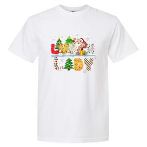 Cute Lunch Lady Funny Christmas Tree Santa Family Xmas Gifts Garment-Dyed Heavyweight T-Shirt