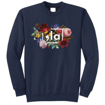 Comma La La Vintage Floral Feminine Flowers Women Comma La Sweatshirt