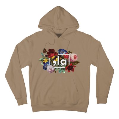 Comma La La Vintage Floral Feminine Flowers Women Comma La Hoodie