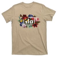 Comma La La Vintage Floral Feminine Flowers Women Comma La T-Shirt