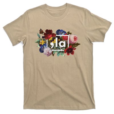 Comma La La Vintage Floral Feminine Flowers Women Comma La T-Shirt