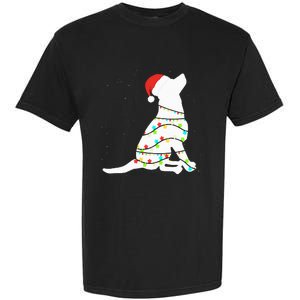 Christmas Lights Labrador Retriever Dog Lover Gift Garment-Dyed Heavyweight T-Shirt