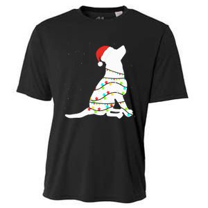 Christmas Lights Labrador Retriever Dog Lover Gift Cooling Performance Crew T-Shirt