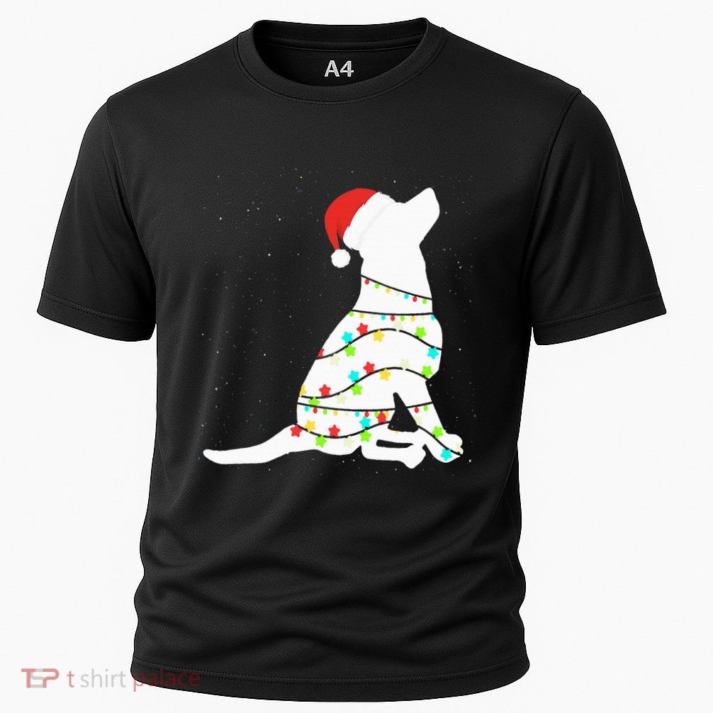 Christmas Lights Labrador Retriever Dog Lover Gift Performance Shirt