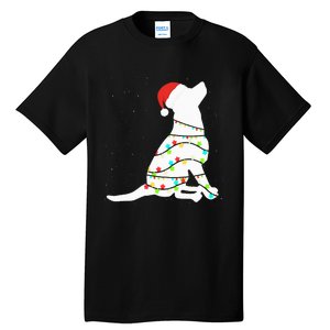 Christmas Lights Labrador Retriever Dog Lover Gift Tall T-Shirt