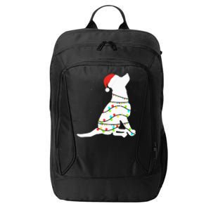 Christmas Lights Labrador Retriever Dog Lover Gift City Backpack