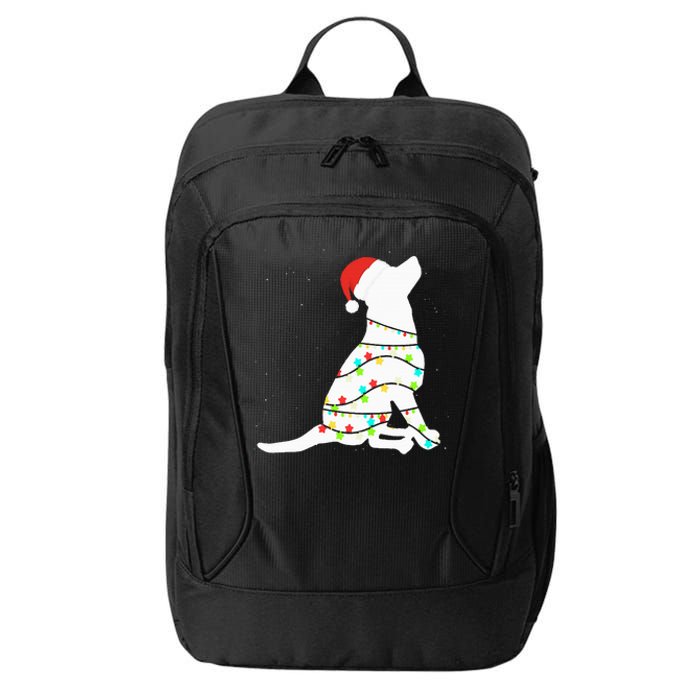 Christmas Lights Labrador Retriever Dog Lover Gift City Backpack