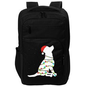 Christmas Lights Labrador Retriever Dog Lover Gift Impact Tech Backpack