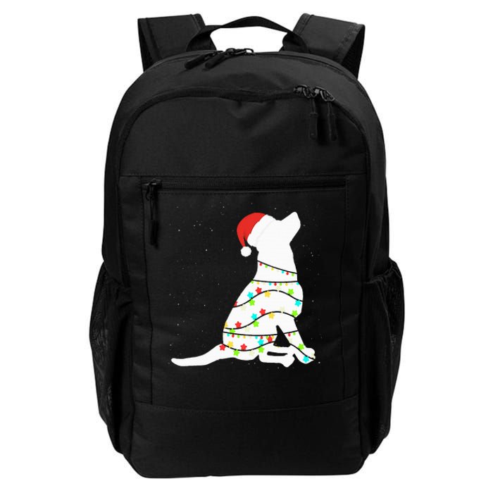 Christmas Lights Labrador Retriever Dog Lover Gift Daily Commute Backpack