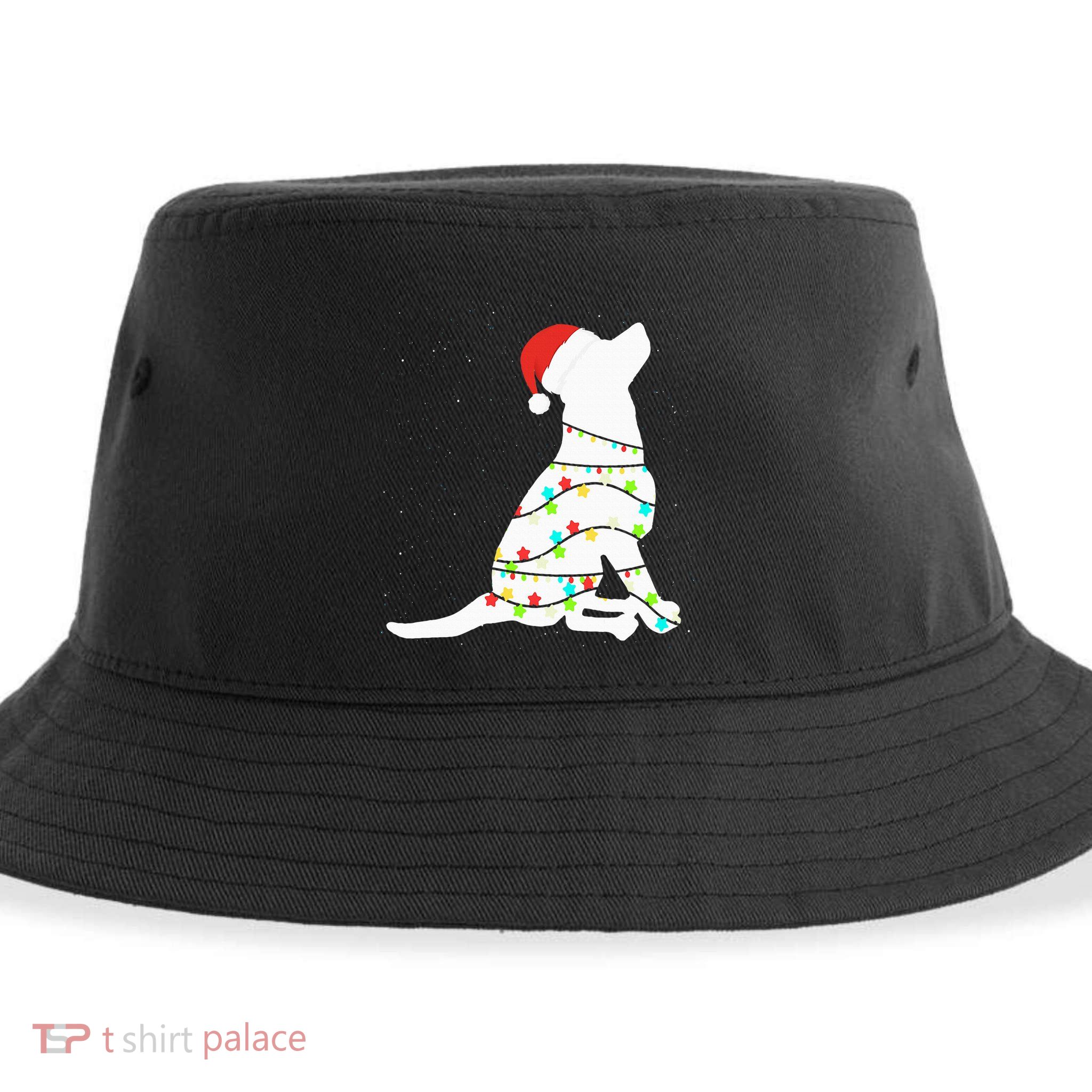 Christmas Lights Labrador Retriever Dog Lover Gift Sustainable Bucket Hat