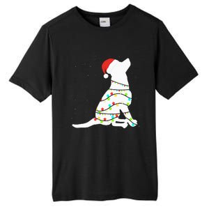 Christmas Lights Labrador Retriever Dog Lover Gift Tall Fusion ChromaSoft Performance T-Shirt