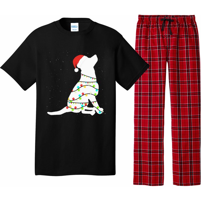 Christmas Lights Labrador Retriever Dog Lover Gift Pajama Set