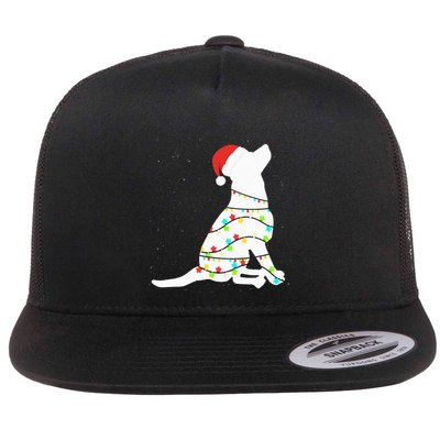 Christmas Lights Labrador Retriever Dog Lover Gift Flatbill Hat