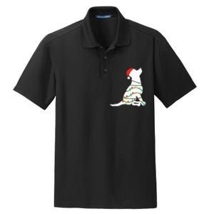 Christmas Lights Labrador Retriever Dog Lover Gift Dry Zone Grid Polo