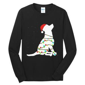 Christmas Lights Labrador Retriever Dog Lover Gift Tall Long Sleeve T-Shirt