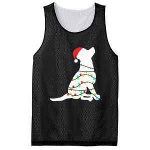 Christmas Lights Labrador Retriever Dog Lover Gift Mesh Reversible Basketball Jersey Tank