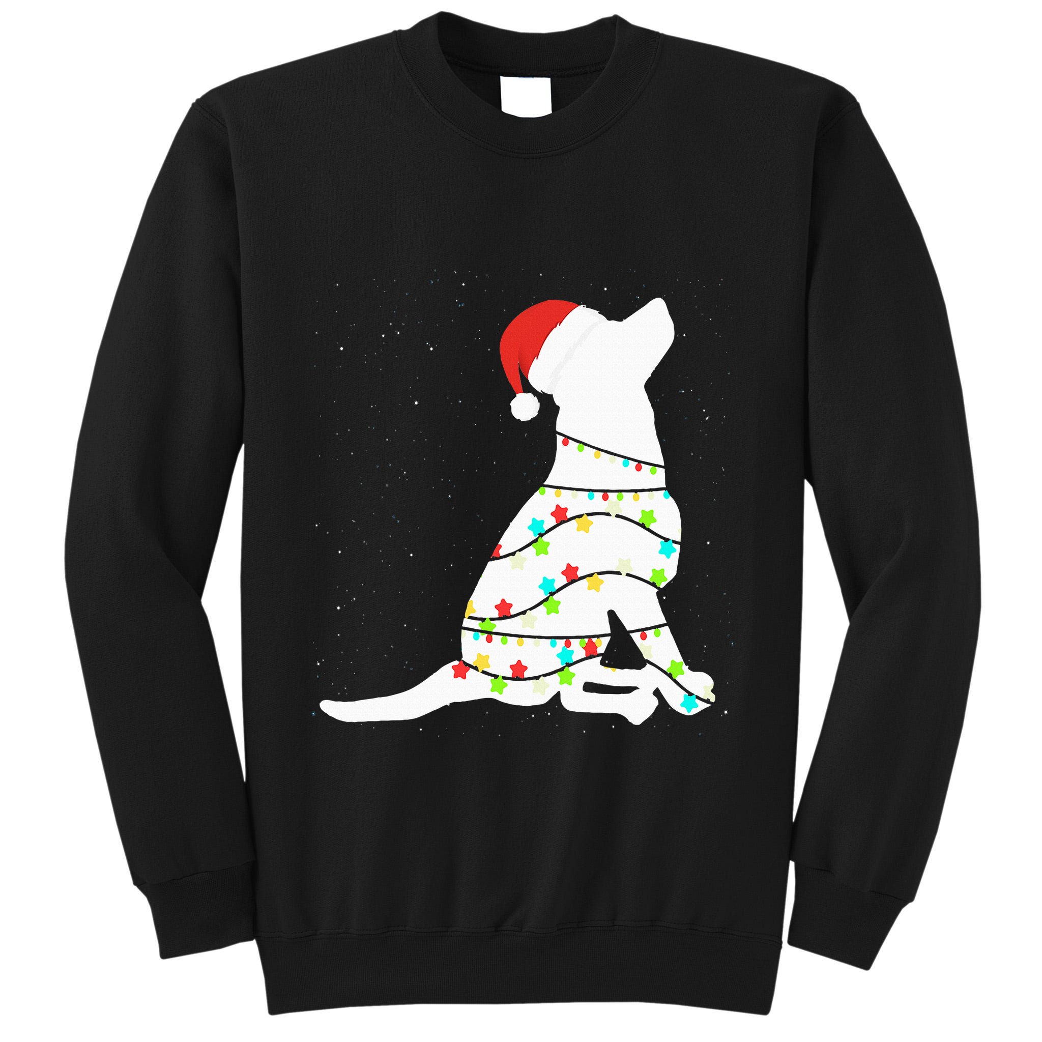 Christmas Lights Labrador Retriever Dog Lover Gift Tall Sweatshirt