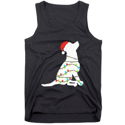 Christmas Lights Labrador Retriever Dog Lover Gift Tank Top