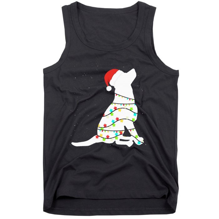 Christmas Lights Labrador Retriever Dog Lover Gift Tank Top