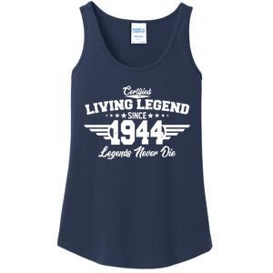 Certified Living Legend Since 1944 Legends Never Die 80th Birthday Ladies Essential Tank