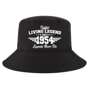 Certified Living Legend Since 1954 Legends Never Die 70th Birthday Cool Comfort Performance Bucket Hat