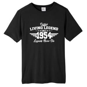 Certified Living Legend Since 1954 Legends Never Die 70th Birthday Tall Fusion ChromaSoft Performance T-Shirt