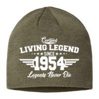 Certified Living Legend Since 1954 Legends Never Die 70th Birthday Sustainable Beanie