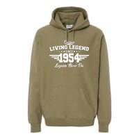 Certified Living Legend Since 1954 Legends Never Die 70th Birthday Premium Hoodie