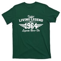 Certified Living Legend Since 1964 Legends Never Die 60th Birthday T-Shirt