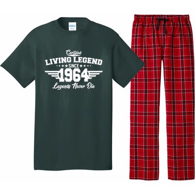 Certified Living Legend Since 1964 Legends Never Die 60th Birthday Pajama Set