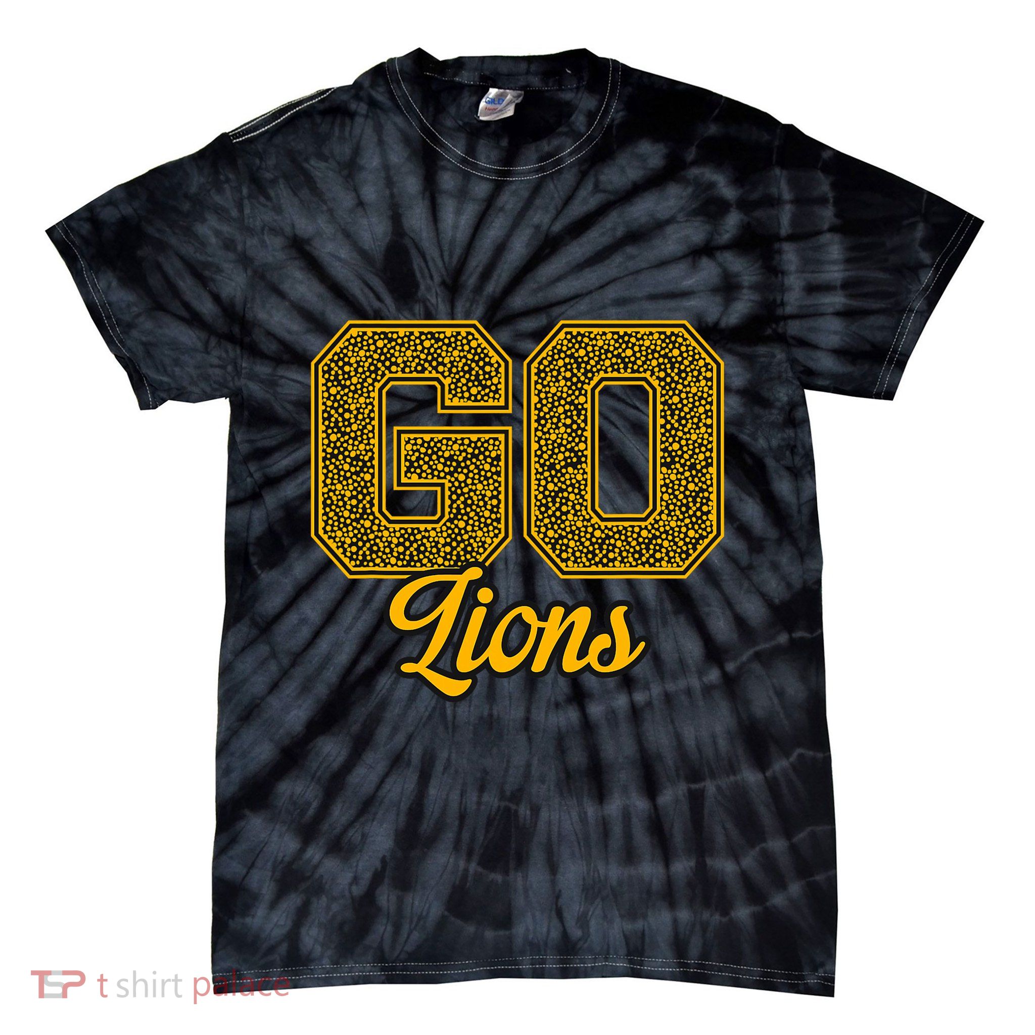 Clear Lake Lions Go! School Pride Tie-Dye T-Shirt