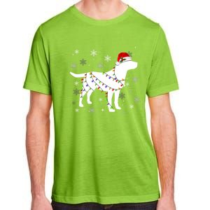 Christmas Lights Labrador Retriever Dog Lover Gift Adult ChromaSoft Performance T-Shirt