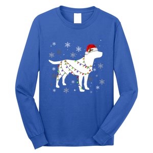 Christmas Lights Labrador Retriever Dog Lover Gift Long Sleeve Shirt