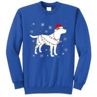 Christmas Lights Labrador Retriever Dog Lover Gift Sweatshirt