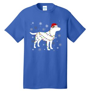 Christmas Lights Labrador Retriever Dog Lover Gift Tall T-Shirt