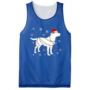 Christmas Lights Labrador Retriever Dog Lover Gift Mesh Reversible Basketball Jersey Tank