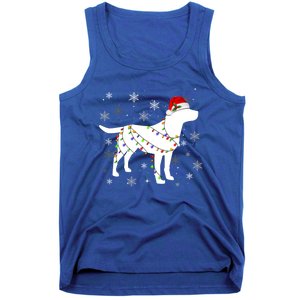 Christmas Lights Labrador Retriever Dog Lover Gift Tank Top