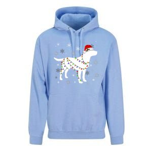 Christmas Lights Labrador Retriever Dog Lover Gift Unisex Surf Hoodie