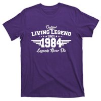 Certified Living Legend Since 1984 Legends Never Die 40th Birthday T-Shirt