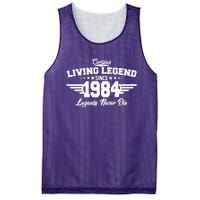 Certified Living Legend Since 1984 Legends Never Die 40th Birthday Mesh Reversible Basketball Jersey Tank