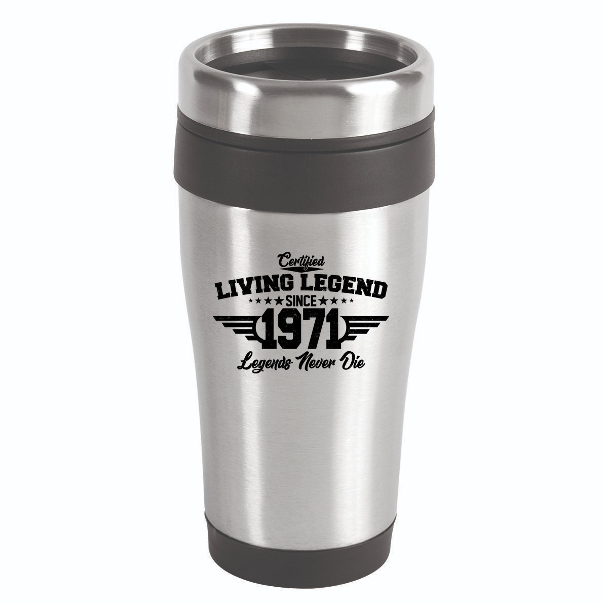 Certified Living Legend Since 1971 Legends Never Die 16oz Travel Tumbler