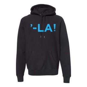 Comma La La Design Premium Hoodie