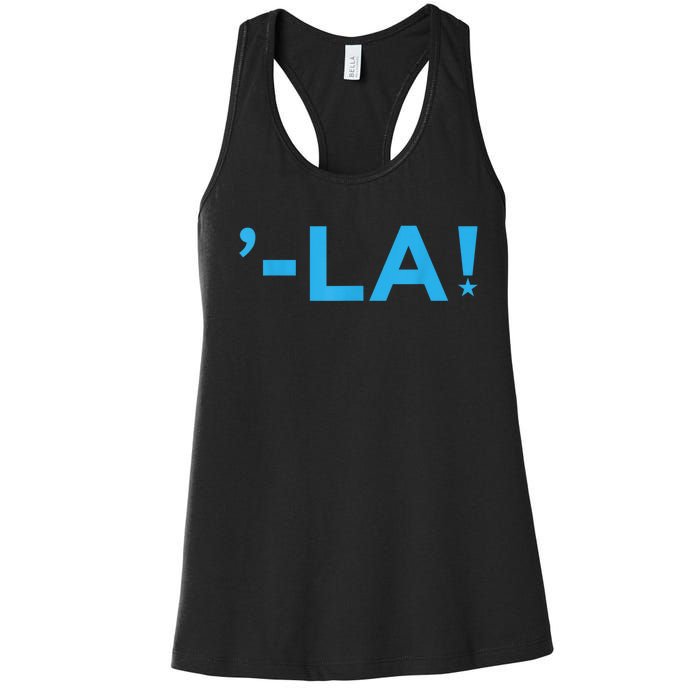 Comma La La Design Women's Racerback Tank