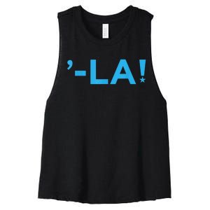 Comma La La Design Women's Racerback Cropped Tank